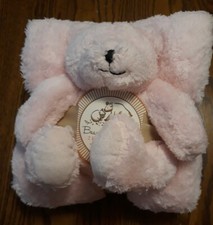 Pink Bear And Blanket 40" 50"