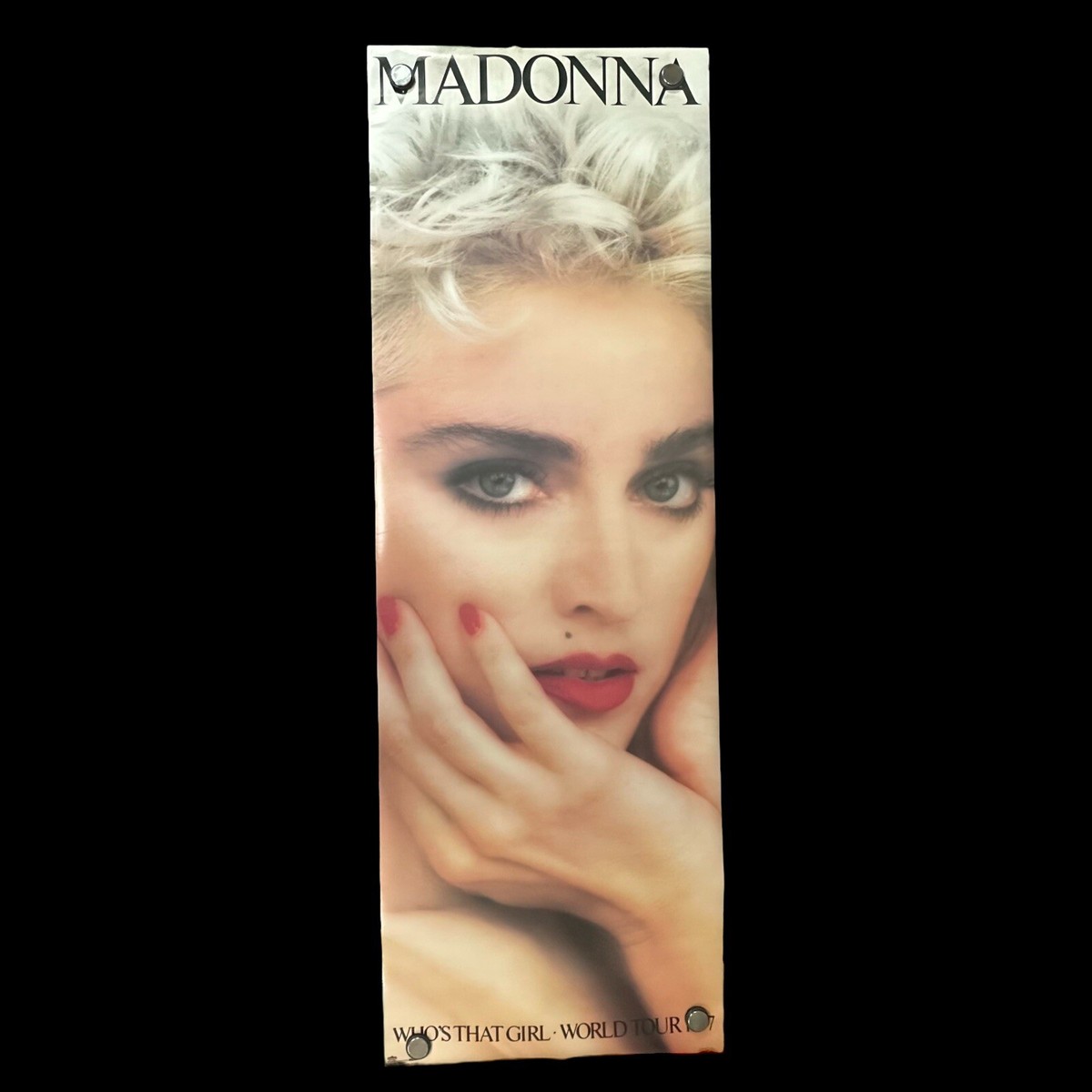 80s MADONNA WHO'S THAT GIRL ワールドツアー ポスター MADONNA Vintage Who's That Girl World Tour 1987 DOOR Poster