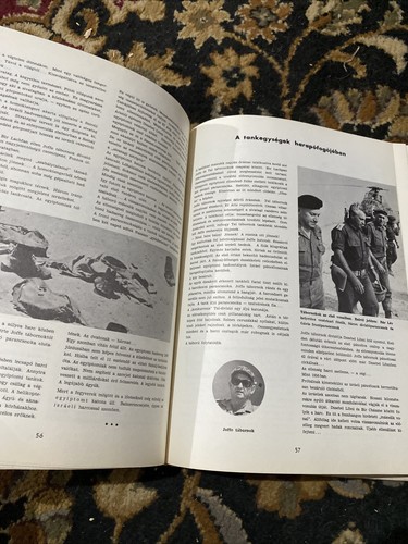 Signiertes DAN OFRY ISRAEL GYOZELMES HUT NAPJA UNGARISCH Buch ISRAELS Sechstagekrieg - Bild 18 von 24