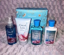 Bath&Body Kit Vital Luxury 3 fl oz each Home Spa Set , Lotion, Cream, Gel & Mist