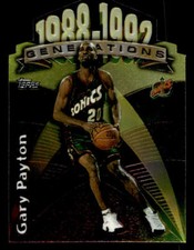 1997 Topps #G14 Gary Payton DIE-CUT Generations