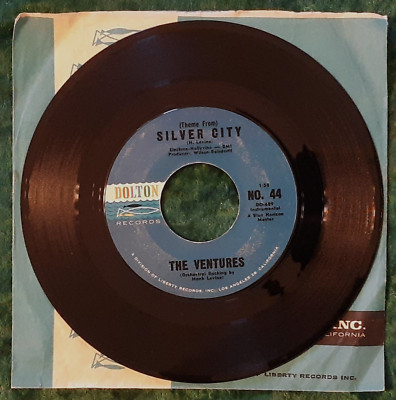 The Ventures - (Theme From) Silver City / Bluer Than Blue - 1962 Dolton 44 - VG