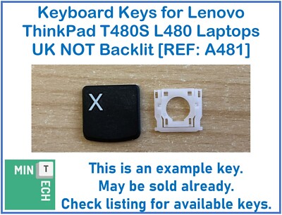 Tastatur Ersatz Tasten für Lenovo ThinkPad T480S L480 Laptops UK NICHT Hintergrundbeleuchtung