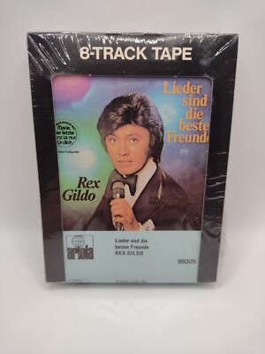 REX GILDO Lieder Sind Die Besten Freunde 8-TRACK Ariola 98006 Germany NEW