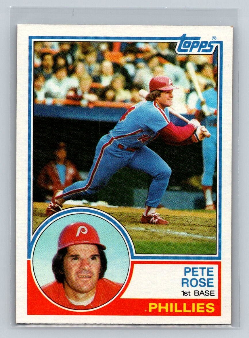 1983 Topps Pete Rose #100 Phillies