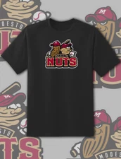 Modesto Nuts logo Milb T Shirt Youth M - Adult 6XL Fast Ship!