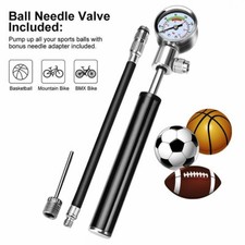 Bicycle Pump Gauge High Pressure Meter Shock Hand Bike Air Inflator Alloy 210psi