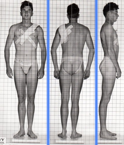 WOUNDED HOT & COCKSURE 1942 5x7 NAVY ID PHOTO NEAR NUDE JOCK SAILOR MAN 336 gay