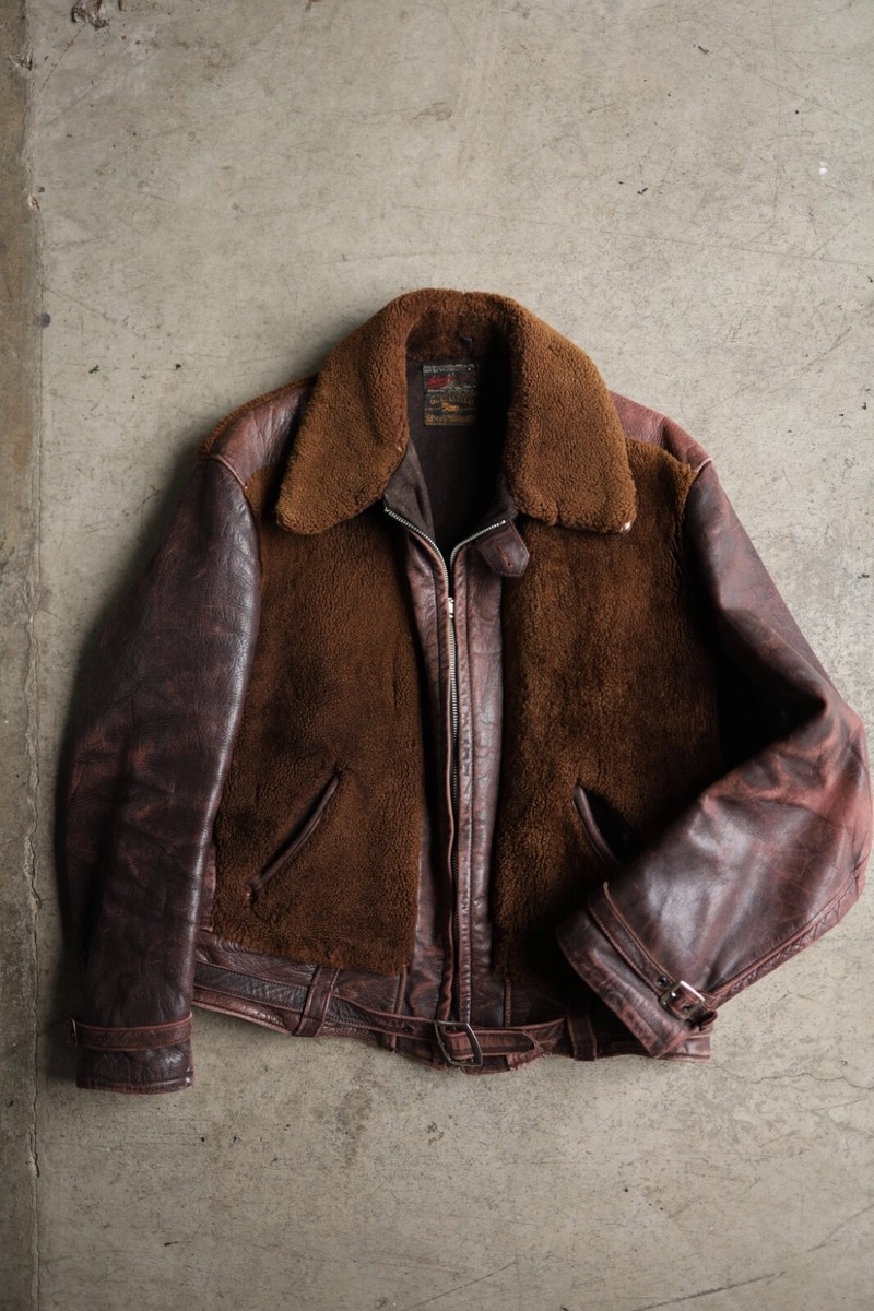 1930's Vintage Admiral Byrd Horsehide “Little America