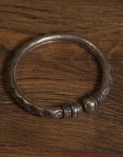 Heavy Cuff Bracelet Diamond Motif Fits Wrist 6-7" Artisan Southwest