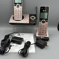 AT&T : CL82229 Handset Answering System Telephones Rose Color Call Blocker NEW