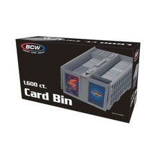 BCW 1600 Count Gray Plastic 2-Row Collectible...