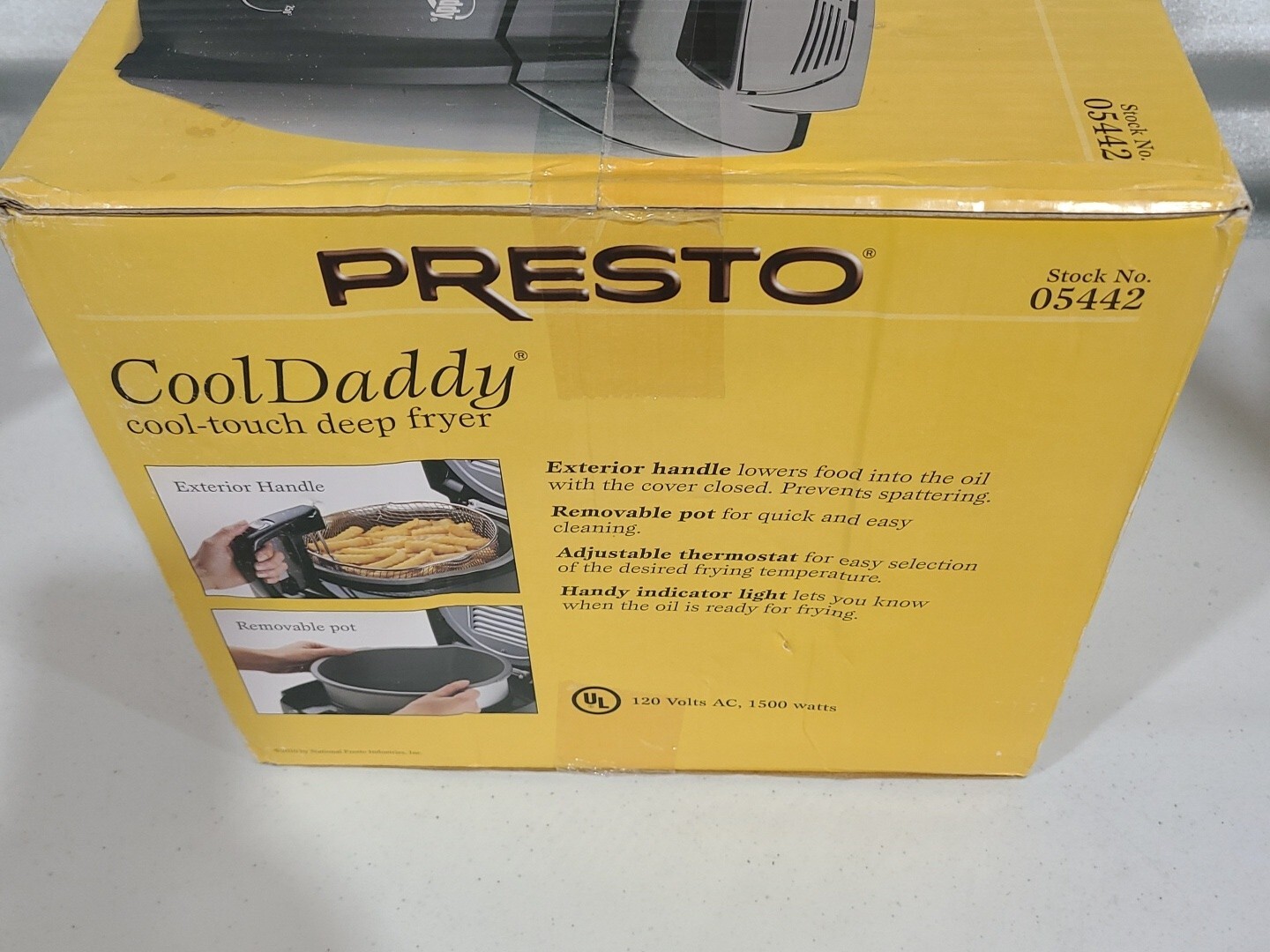 Presto CoolDaddy 05442 Deep Fryer Black CoolTouch 75741054421 eBay