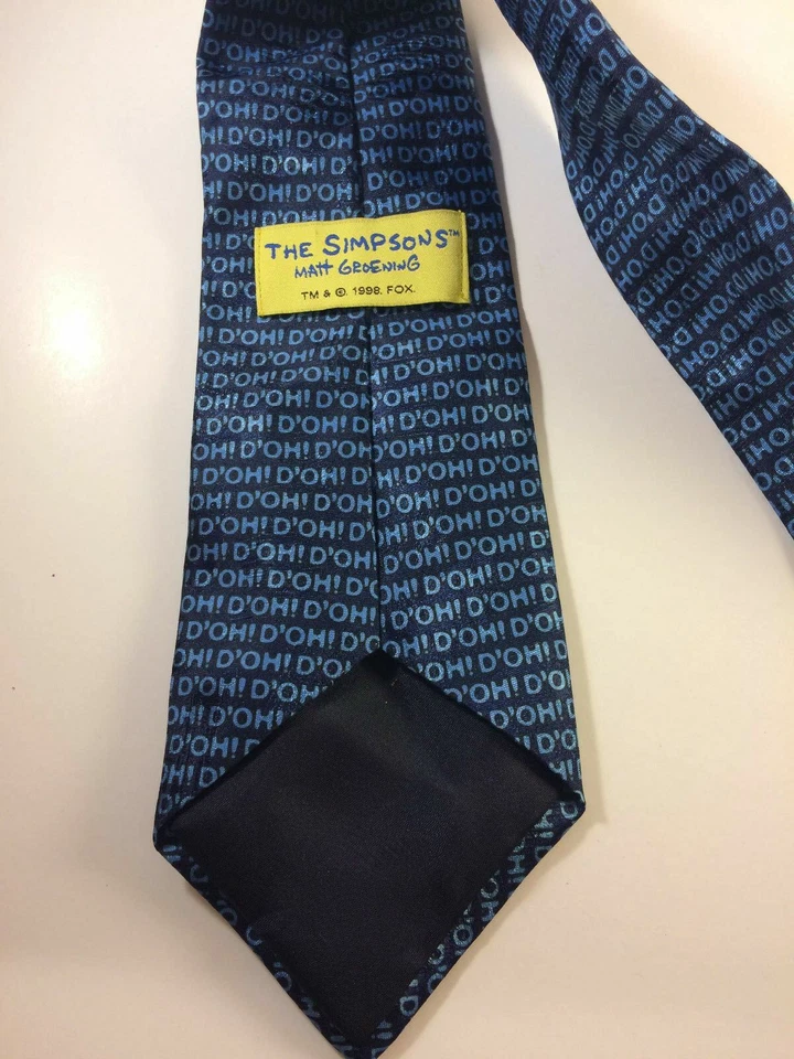 Corbata de Los Simpson Homer Golf Novedad por Matt Groening 1998 DOH Foto 2 de 3