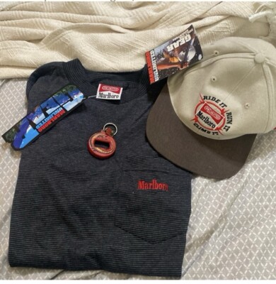 Marlboro Ride It Run Hat  Vintage, , Tee Shirt, Bottle Opener