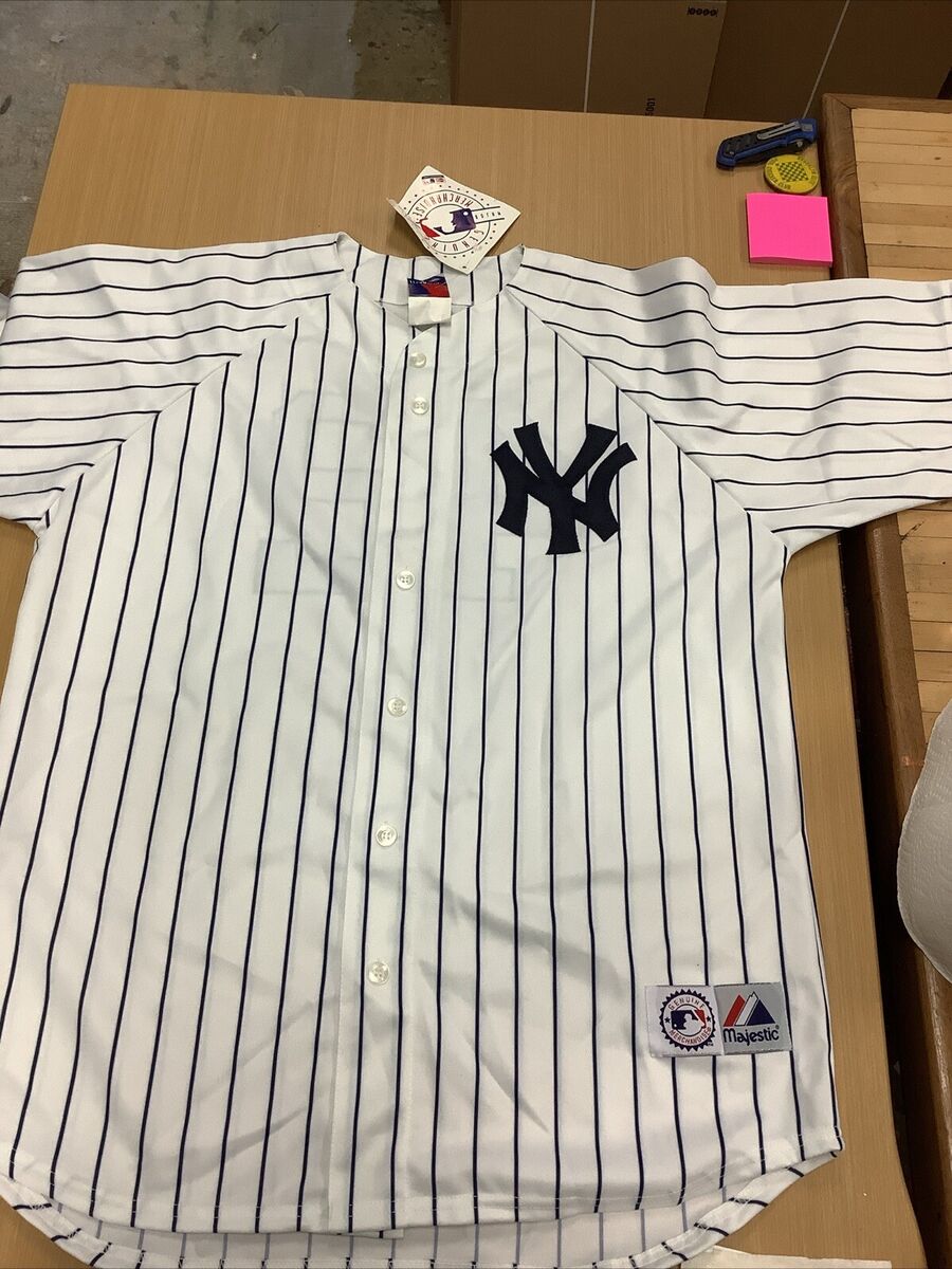 Mariano Rivera #42 New York Yankees Home Pinstripe Majestic Mariano Rivera #42 New York Yankees Home Pinstripe Majestic