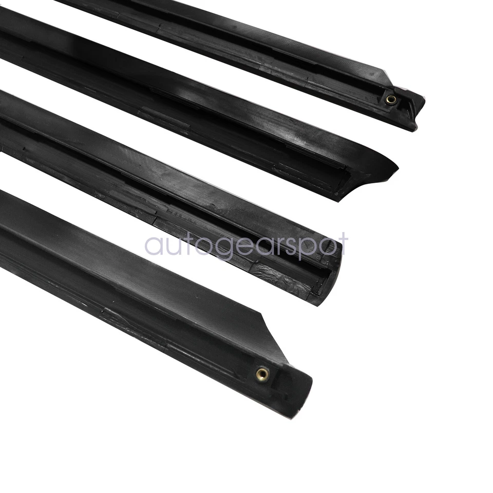 Se adapta a AUDI A4 Quattro 1996-01 NUEVO juego de 4 cubiertas molduras de puerta lateral inferior Foto 3 de 4