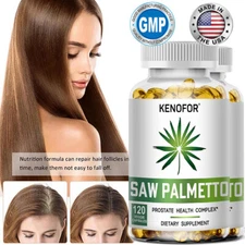 Saw Palmetto Herbal Vegan Capsules,Balance Hormone,Prostate,Urinary Tract Health