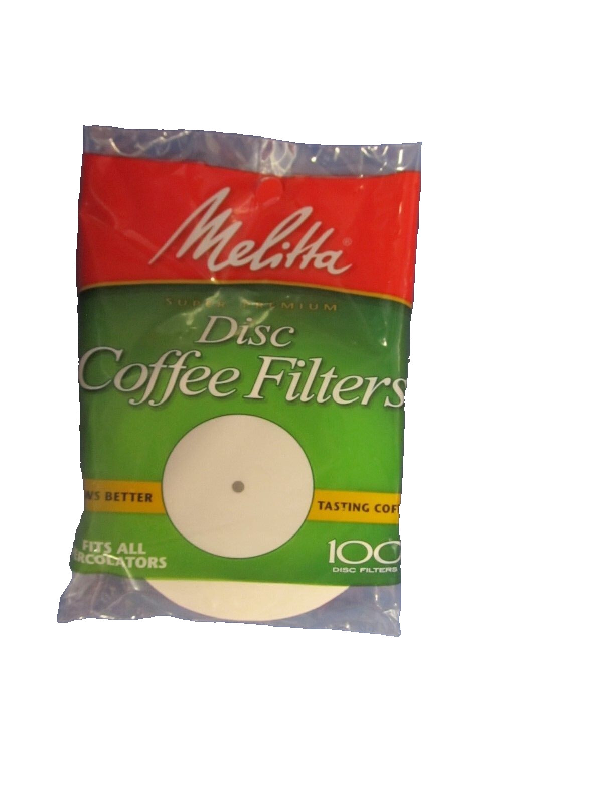 3 packages of 3.5" Disc Coffee Filters by Melitta 3 packages of 100  #628354