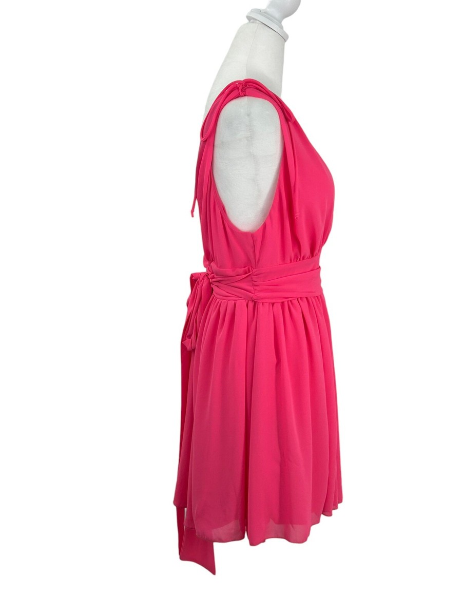 Lucy in the Sky Dress Ysabel Chiffon Dress in Hot Pink- M | eBay Lucy in the Sky Dress Ysabel Chiffon Dress in Hot Pink- M | eBay