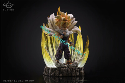 SD Studio Dragon Ball Young Son Gohan Resin Model Painted Statue Pre-order Led