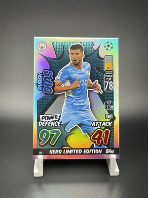 2021-22 Topps Match Attax UCL Extra Power Defence Ruben Dias #PD1