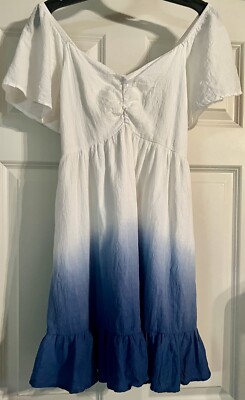 Allie Rose Boho Revival Quiet Luxury Resortcore Old Money Coquette Dip Dyed S