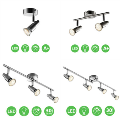 IMPTS LED Deckenleuchte Als Strahler – 1-flammig Mit GU10-Fassung, Warmweiß