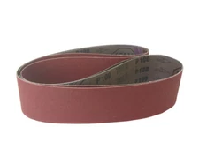 Sanding Belts 2 X 48 Aluminum Oxide Cloth Sander Belts, 18 Pack (320 Grit)