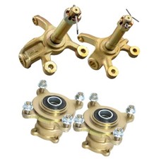 Pair Front Wheel Hubs  Left  Right Steering Knuckle For 110 125 150 250cc ATV