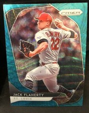 Jack Flaherty(St. Louis Cardinals)2020 Panini Prizm Teal Wave Baseball Card