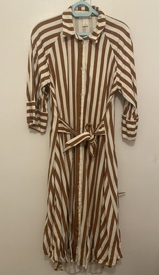 MONKI LONG STRIPED SHIRT DRESS EXCELLENT CONDITION XS | eBay UK