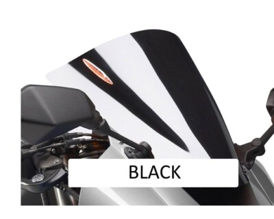Kawasaki ZXR400L 91-2003 Solid Black Double Bubble Airflow Screen UVP 87 