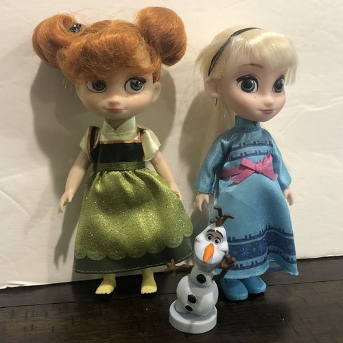 Disney Store Animators Collection 5" Mini doll anna elsa Olaf frozen - Picture 6 of 8