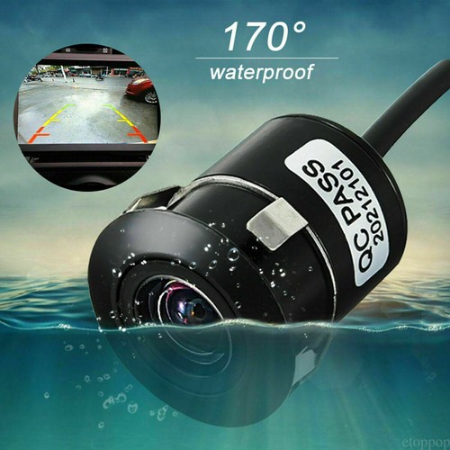 Backup Camera Flush Mount Waterproof Rear View Reverse Parking Night Vision Car - Picture 2 of 11