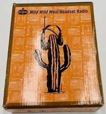 Vintage Amoco Wild Wild West GPX Radio Headset - 1998 - AM/FM headset radio. NIB