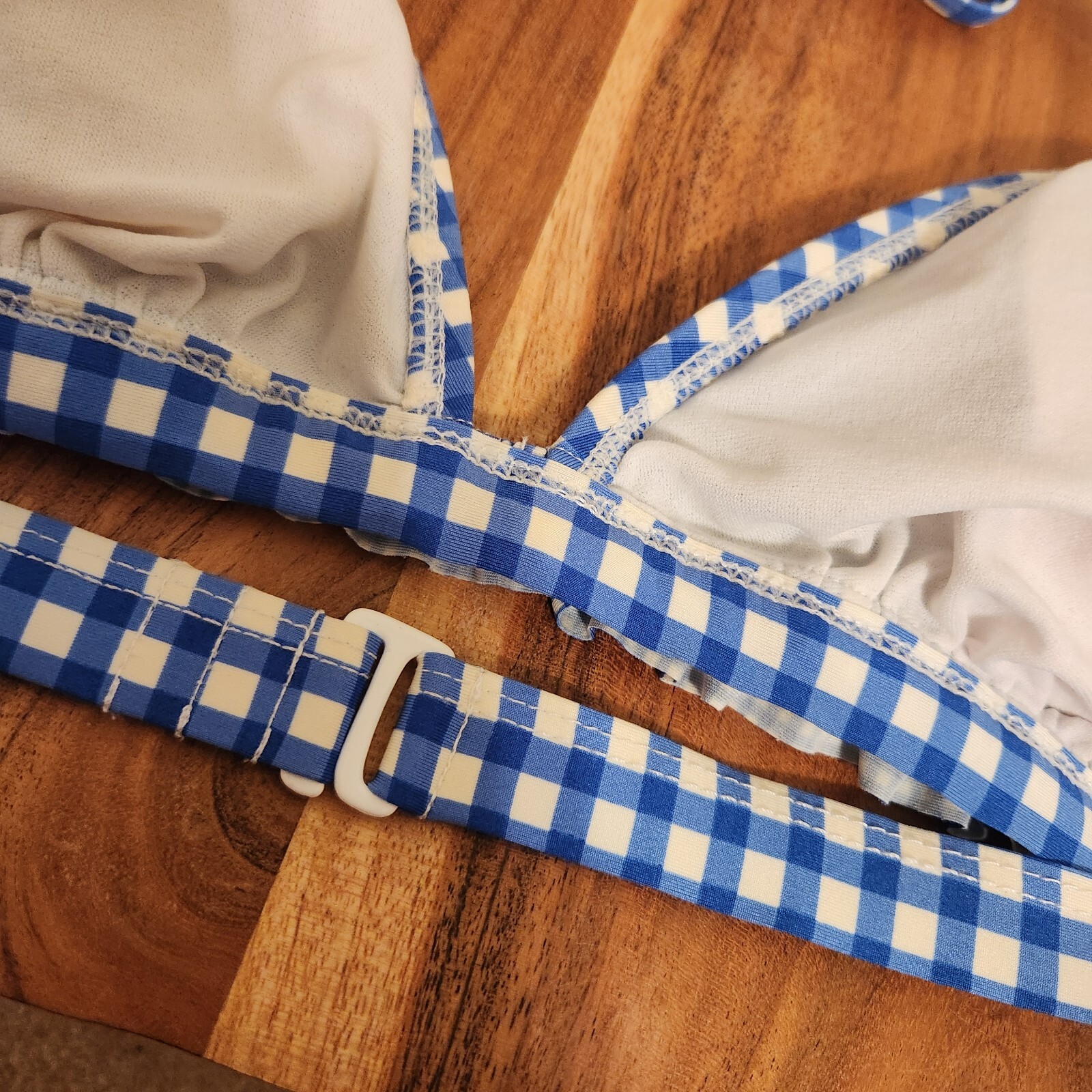 Old Navy Gingham String Bikini Top - image 7