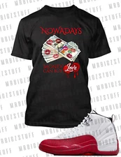 Money Cant Buy Love Graphic Tee Shirt To Match J12 Cherry Sneakers T Big Tall SM