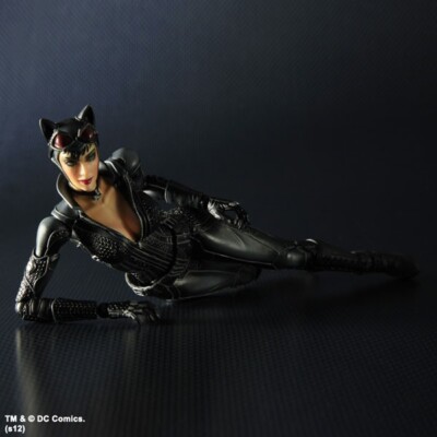 DC ユニバース ARKHAM CITY バットマン＆キャットウーマンフィギュア Square Enix Play Arts Kai Batman Arkham City Catwoman No. 2 Action