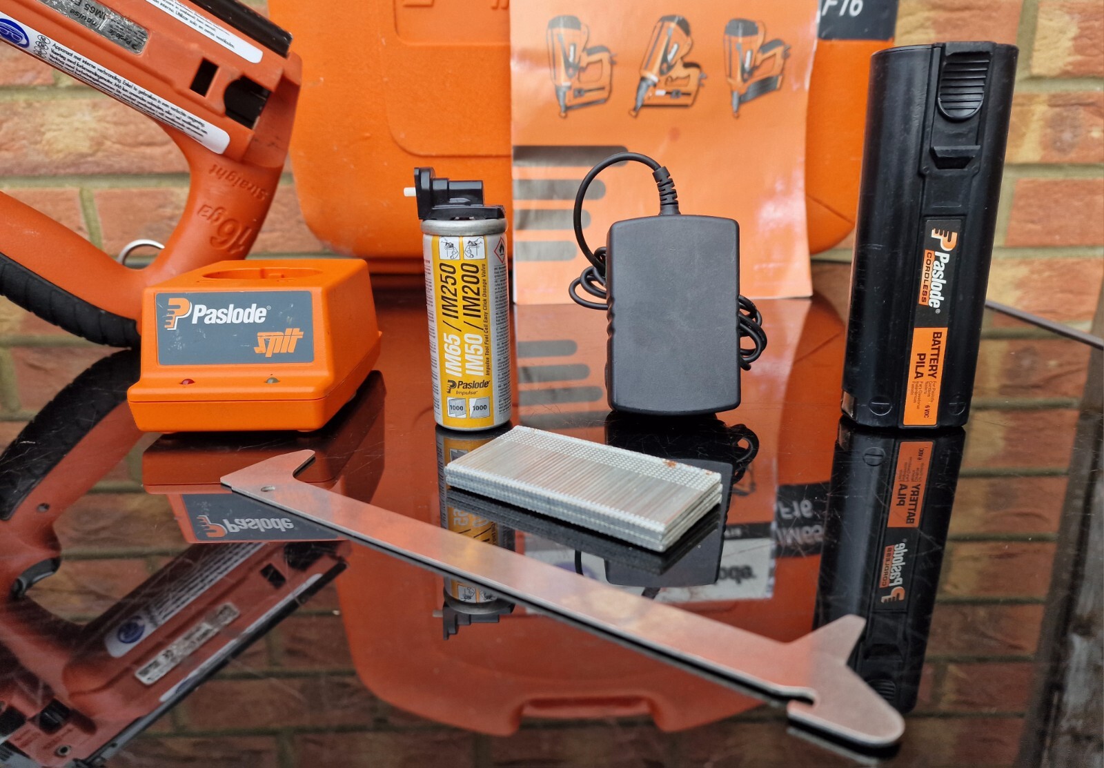 Paslode Im65s F16 Cordless Second Fix Nail Gun Nailer 6V Fully Serviced