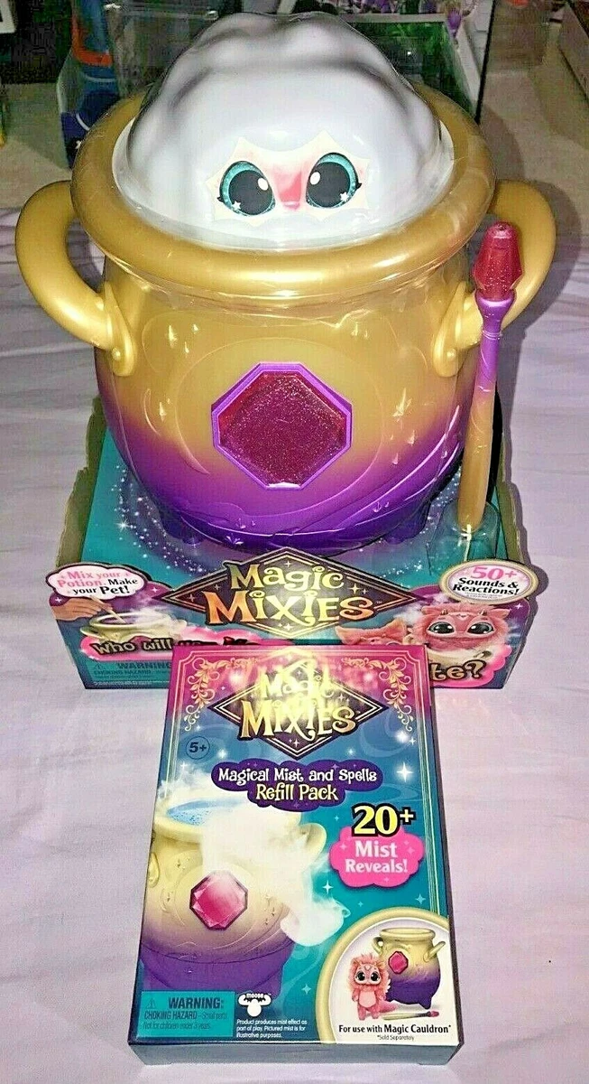 MIXIES MAGIC MIXIES CHAUDRON BROUILLARD ROUGE MIXIE + PACK DE RECHARGE  **NEUF**