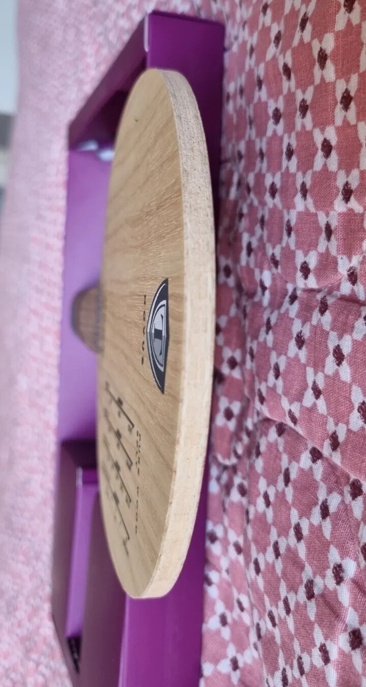 XIOM NOVUS OFFENSIVE S TABLE TENNIS BLADE STRAIGHT Pure Wood 5 Ply