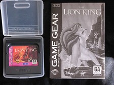 Vintage Sega Game Gear, The Lion King Game, Manual Included