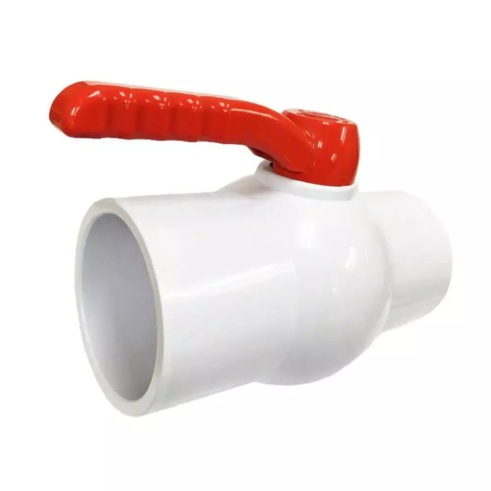 3 In. PVC Solvent Socket Ball Valve