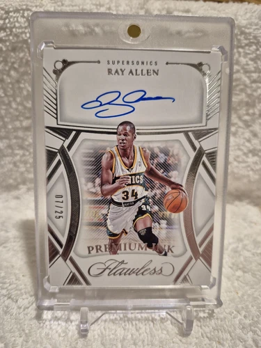  2023-24 Flawless Ray Allen Premium Ink Auto 🏀07/25 Sonics