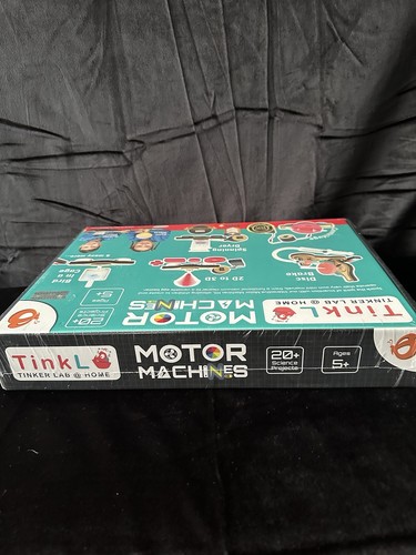 TINKL TINKER LAB @ Home MOTOR MACHINES 20+ Science Projects Tink L - STEM~NEW - Picture 2 of 5