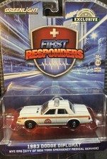 Greenlight Hobby Exclusive 1983 Dodge Diplomat NYC EMS