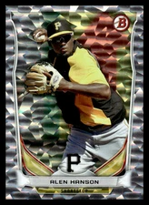 2014 Bowman Draft Top Prospects Silver Ice #TP-34 Alen Hanson Pittsburgh Pirates