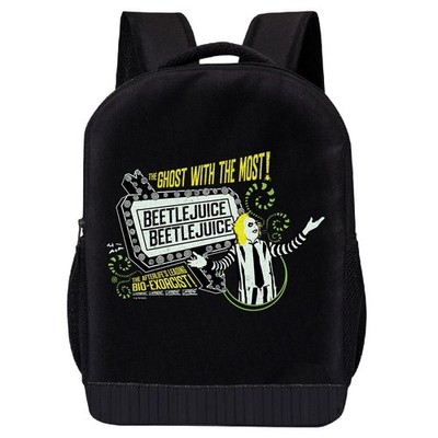 Beetlejuice Backpack for Boys, Girls, Teens, Adults - Stylish Bookbag Bag