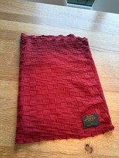🧣 Louis Vuitton Schal Damier Bordeaux | 100 % Baumwolle | Made in France